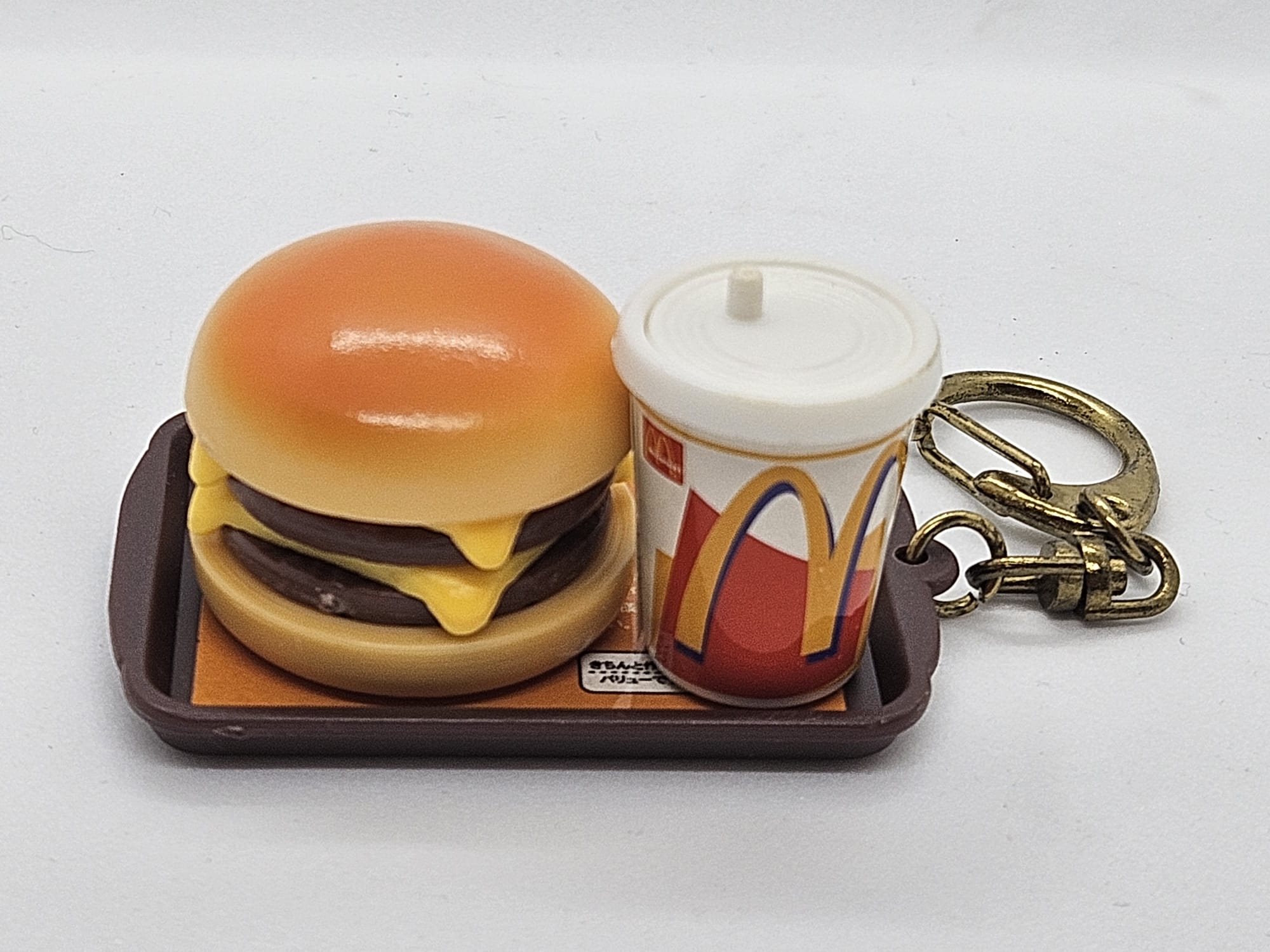 超絕版日本原宿麥當勞雙層芝士漢堡扭蛋