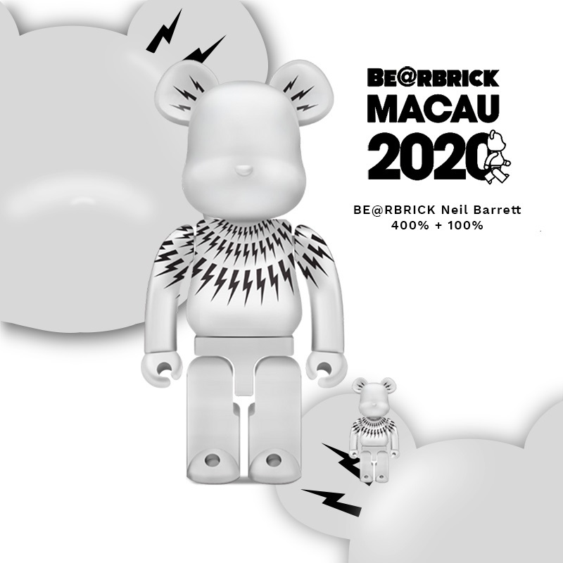 Medicom - 2020 澳門限定 Neil Barrett Bearbrick 400% + 100%