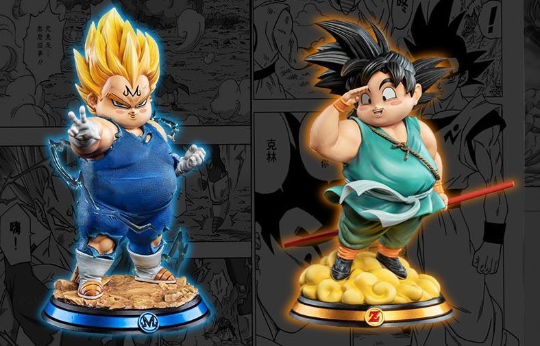 龍珠Z - 正模龍珠GK手辦 - 肥仔悟空 + 比達