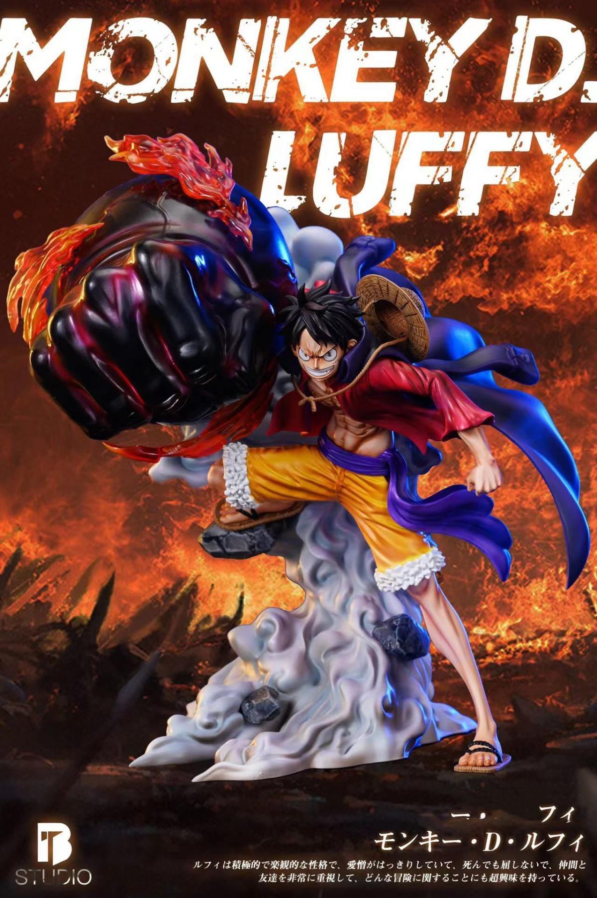 正模One Piece GK手辦 - 武裝色三檔路飛