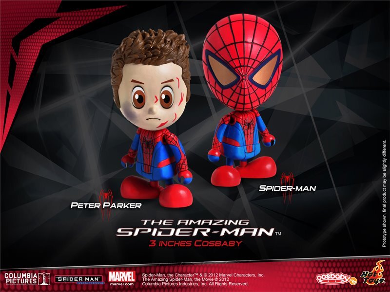 Hot Toys Cosbaby Amazing Spider-Man Set