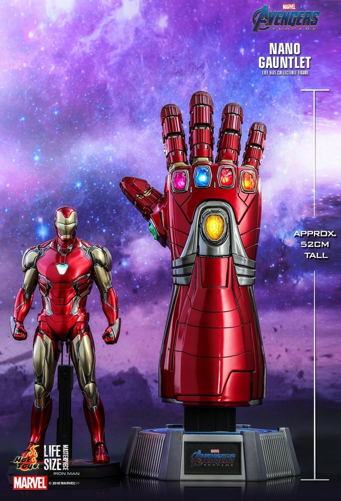 Hot Toys 復仇者聯盟4：終局之戰 Ironman 11納米科技無限手套