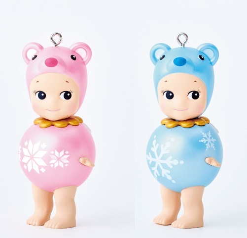 Sonny Angel 2022 Christmas Ornament - Secret Pink & Blue Bears